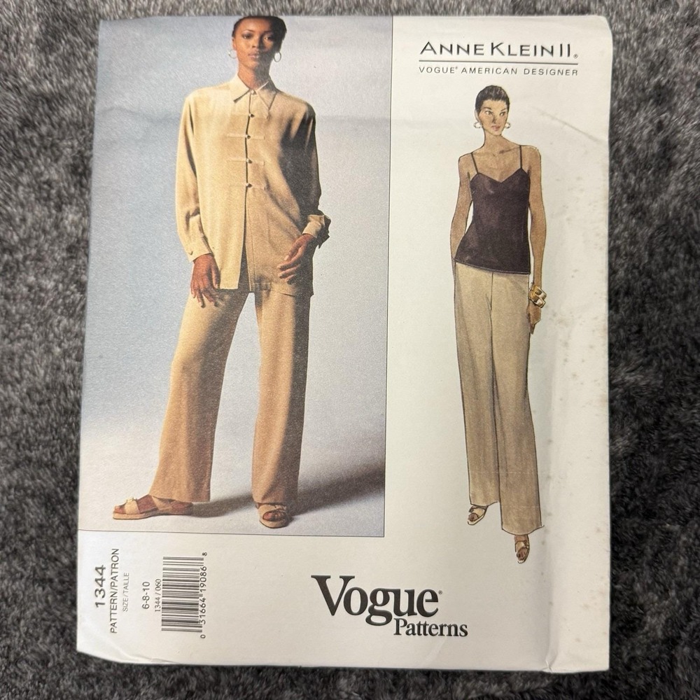 Vogue Pattern Anne Klein 2 #1344 size 6-8-10